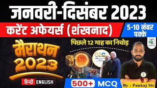 January to December Current Affairs 2023  Complete 1 Year Marathon Current Affairs  Crazy Gk Trick [upl. by Shell]