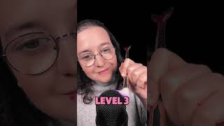 Which Level of ASMR makes you tingle asmr tingles asmrshorts [upl. by Adnalram489]