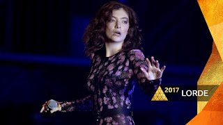 Lorde  Tennis Court Glastonbury 2017 [upl. by Eissalc669]