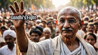 How Gandhis Civil Disobedience Movement Changed The World Forever shorts gandhi [upl. by Ahsinal]