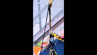 Petzl ASAP amp Absorbica Testing 30012012 AID Rope Access [upl. by Aiksa]