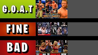 The Ultimate WWE 2K Showcase Ranking From Worst to Best [upl. by Liddle]