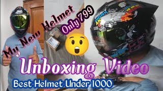 Foroly Autogreen Full Face Helmet And Chin Mount Unboxing Video [upl. by Abernon]