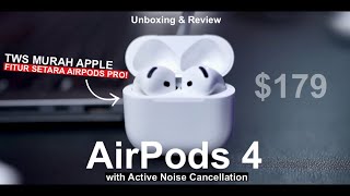 AirPods 4 Active Noise Cancellation 2024 Unboxing amp Review Indonesia [upl. by Eak]