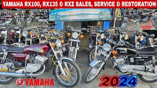 YAMAHA RX100 RX135 amp RXZ SALESSERVICE amp RESTORATION SHOP IN CHENNAI🏍💝💯 DOLLAR RACING  ARK Diaries [upl. by Kcirdorb]