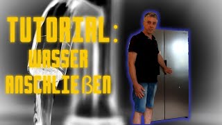 Tutorial Kühlschrank mit Wasseranschluss anschließen SIDE BY SIDEICE MAKERSAMSUNG [upl. by Donela]