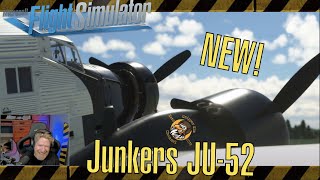 Stream MSFS  Junkers JU 52 First look [upl. by Nois]