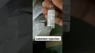 Best injection for high BP in emergency  Labetalol injection [upl. by Relyt]