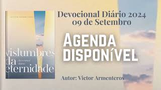 Devocional Diário  09 de Setembro  Agenda disponível  Vislumbres da Eternidade [upl. by Colleen]