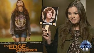 HAILEE STEINFELD INTERVIEW gets quotAWKWARDquot THE EDGE OF SEVENTEEN SAN FRANCISCO STARVING VIDEO [upl. by Eniksre380]