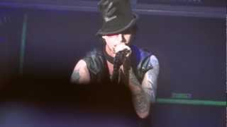 Marilyn Manson Live 2012  mOBSCENE  5132012  House of Blues  Houston [upl. by Aurilia]