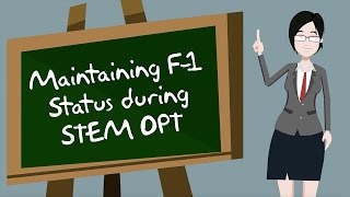 STEM OPT Extension Maintaining your F1 status 33 [upl. by Amaras563]