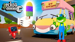 Learn Colors with Ice Cream and More｜Geckos Garage｜Cartoon For Kids｜Learning Videos For Toddlers [upl. by Supple18]