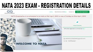 NATA 2023 Registration full details  Lingesh Ashwin  Architecture Tamil [upl. by Laemaj]