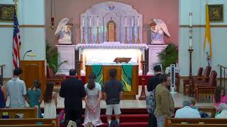 THE HOLY MASS  Corpus Christi Catholic Church celebrates Holy Mass every Sunday at 1100 AM [upl. by Tai495]