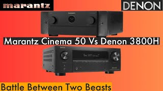 Denon 3800H Vs Marantz Cinema 50 92 AV Receiver Comparison Video In Tamil [upl. by Nnanaej]