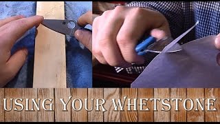 How To Use A Whetstone  Proper techniques to get a RAZOR SHARP edge [upl. by Odelle]