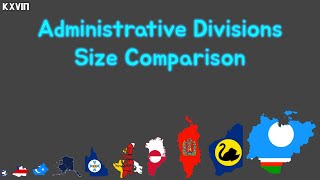 10 Largest Subdivisions in the World  Kxvin [upl. by Yetac]