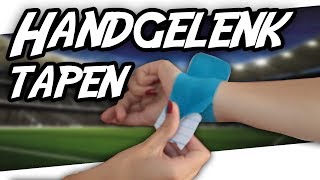 HANDGELENK einfach SELBST TAPEN  Tutorial [upl. by Morna]