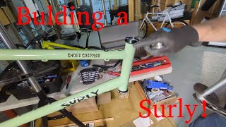 Surly Grappler Alt Bar Bike Build Part 1 of 2 [upl. by Yeleek]