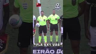 FLAMENGO Técnicos cumprimentam os árbitros da partida FLA 6x1 VAS flamengo futebol flamengo [upl. by Cida143]