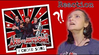 Music Video Reaction Axis of Awesome 4 Chord Song [upl. by Aset]