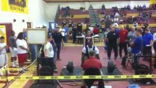 Andrew Billings  Dead lift 705 lbs  Waco High School  Powerlifting [upl. by Haleak]