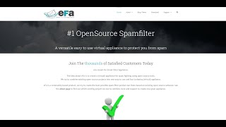 eFa4 Email Filter Appliance Antispam Installation and Configurations [upl. by Llenol]