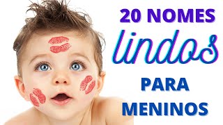 Nomes de Bebê Menino Lindos e Diferentes para 2021 [upl. by Spillihp]