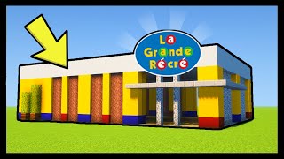 TUTO MAGASIN LA GRANDE RECRE  MINECRAFT [upl. by Alat241]