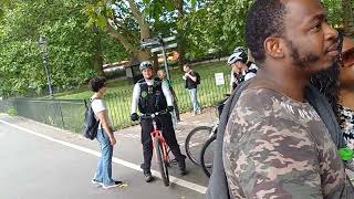 Met Police on horse and Bikes Speakers Corner August 2024 [upl. by Gluck]