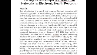 EHR HGCN An Enhanced Hybrid Approach for Text Classification Using Heterogeneous Graph Convolutiona [upl. by Anwahsed923]