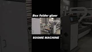 2600 Automatic Corrugated Box Folding Gluing Packing Machine [upl. by Ruperta991]