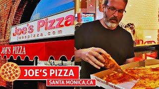 Joes Pizza  Santa Monica  Right On Pizza Review [upl. by Enohpets]