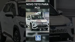 NOVO TETO IPI ISENÇÃO PARA PCD TOYOTA COROLLA CROSS noticias novotetopcd suvpcd minutopcd [upl. by Ennis550]