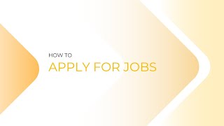 New joiners presentation  How to apply for jobs [upl. by Oregolac]