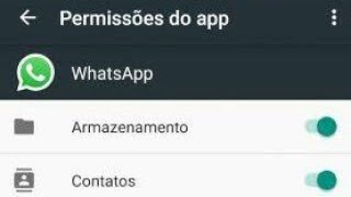 Permissões de Aplicativos Whatsapp não acessa Contatos [upl. by Nemzzaj]