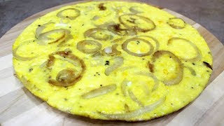 FRITTATA DI CIPOLLE SENZA GIRARLA  FoodVlogger [upl. by Yirinec]