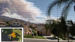 Airport Fire Camera  Trabuco Canyon [upl. by Leisam934]