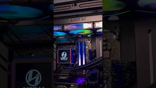 Lian Li AIO water cooling 🔥 high end gaming PC gaming aio dreampc shorts gadgets gamingpc [upl. by Ocsic]