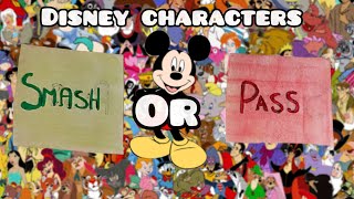 Disney characters Smash or Pass [upl. by Vanhook]