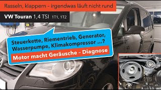 Touran 14 TSI Diagnose  woher kommt das Rasseln und Scheppern [upl. by Htiaf]