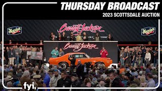 2023 SCOTTSDALE THURSDAY BROADCAST  Thursday January 26 2023  BARRETTJACKSON 2023 AUCTION [upl. by Yelmene]