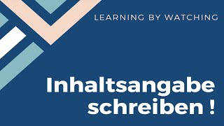 Inhaltsangabe schreiben [upl. by Errick895]