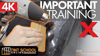 DO NOT TRY Car Window Tinting until you watch this  PROFESSIONAL TINT TRAINING  TINT COURSE [upl. by Enixam]