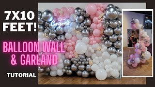 ElegantChic balloon wall and garland for a graduation party [upl. by Charlton613]