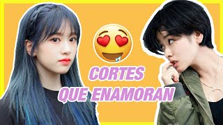 CORTES DE CABELLO COREANO para MUJER😍✂😱 [upl. by Brok]