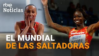 ATLETISMO PELETEIRO y DIAME BRONCE en TRIPLE SALTO y SALTO de LONGITUD en GLASGOW  RTVE [upl. by Nilyarg]