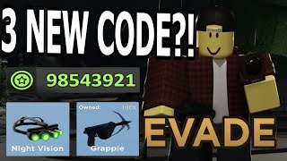 3 NEW CODES FOR EVADE IN 2024 INSANE SECRET CODE ROBLOX EVADE CODES 2024 [upl. by Leandro]