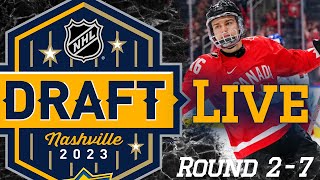 2023 NHL Draft Livestream  Day 2 Rounds Two  Seven [upl. by Yntruoc]